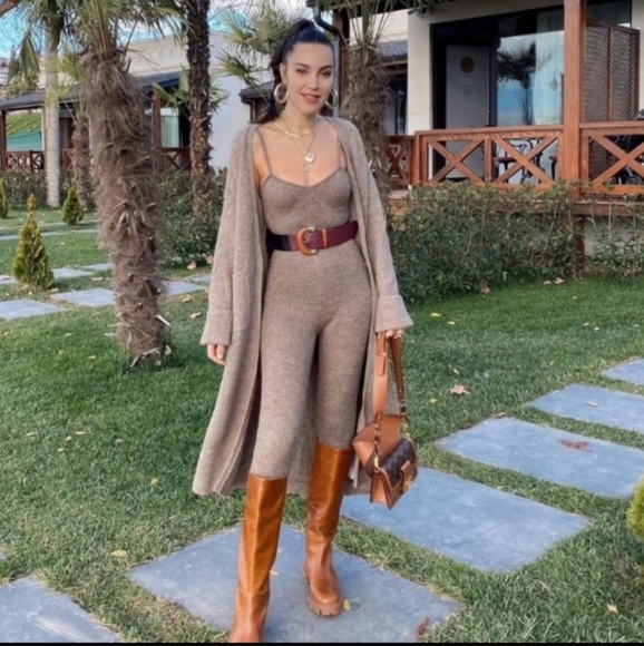 ZARA LONG KNIT CARDIGAN - Picture 5 of 11